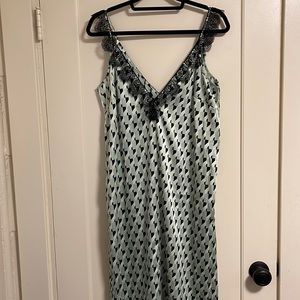 Future collective Midi silk dress